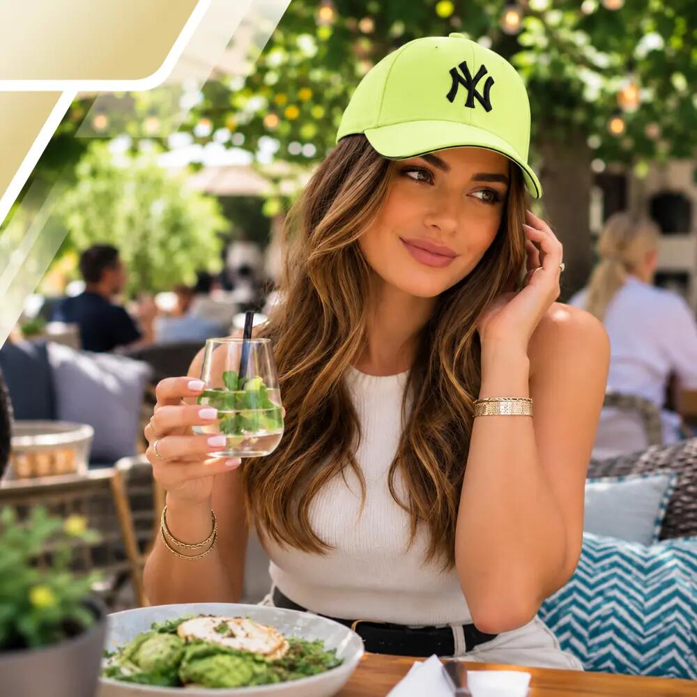 Czapka New York Yankees NY Żólta unisex Baseballówka Regulowana MLB 5/7
