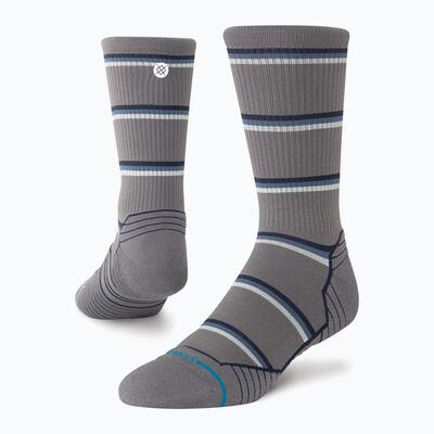Stance multistripe run ribbed crew sokken
