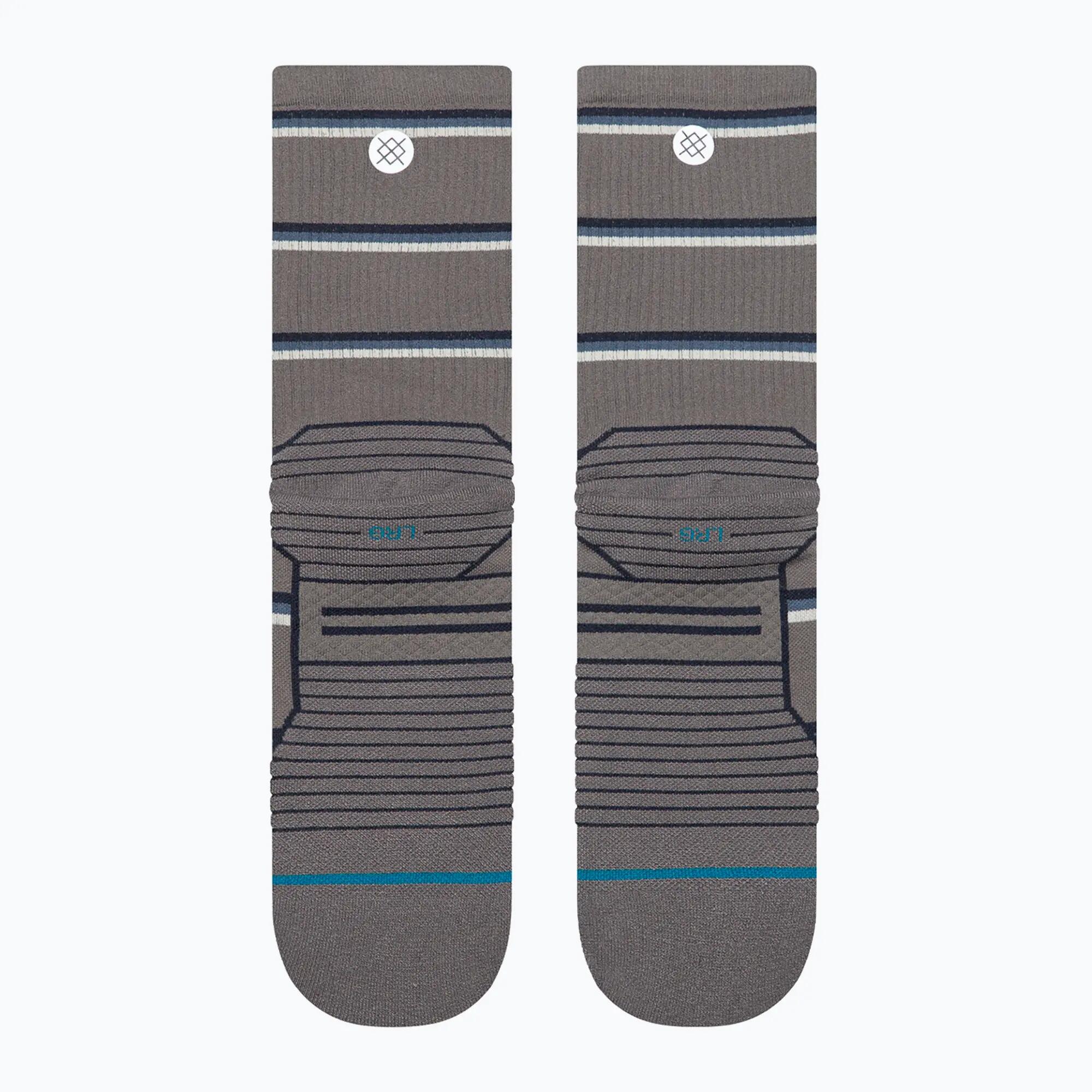 Skarpety Stance Multistripe Run Ribbed Crew 3/4