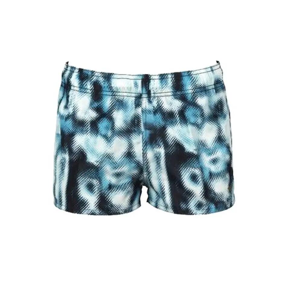 ARENA SZORTY WOMEN'S ALLOVER SHORT BLACK MULTI 004265/500 S 6/7
