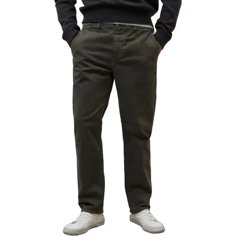 Pantalones Verde Ecoalf Ethiwin Pants Asteroid De Corte Regular Y Cintura Elást 3/5