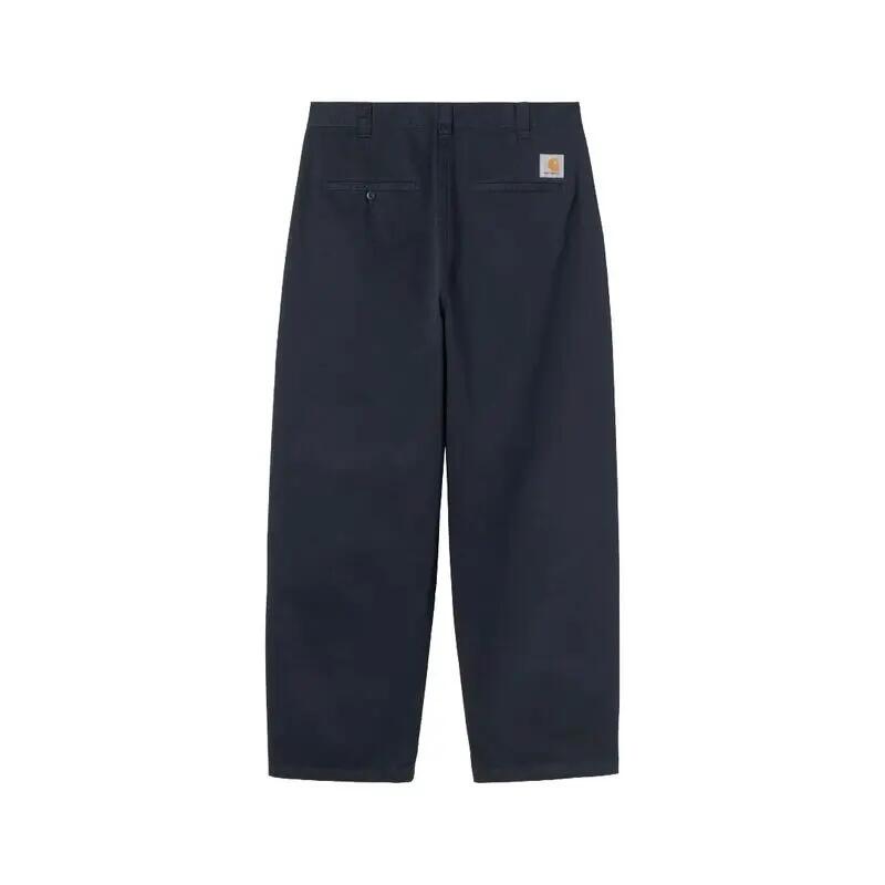 Pantalones Azules Carhartt Merrick Pant Deep Night, Stone Washed de Corte Holga 2/5