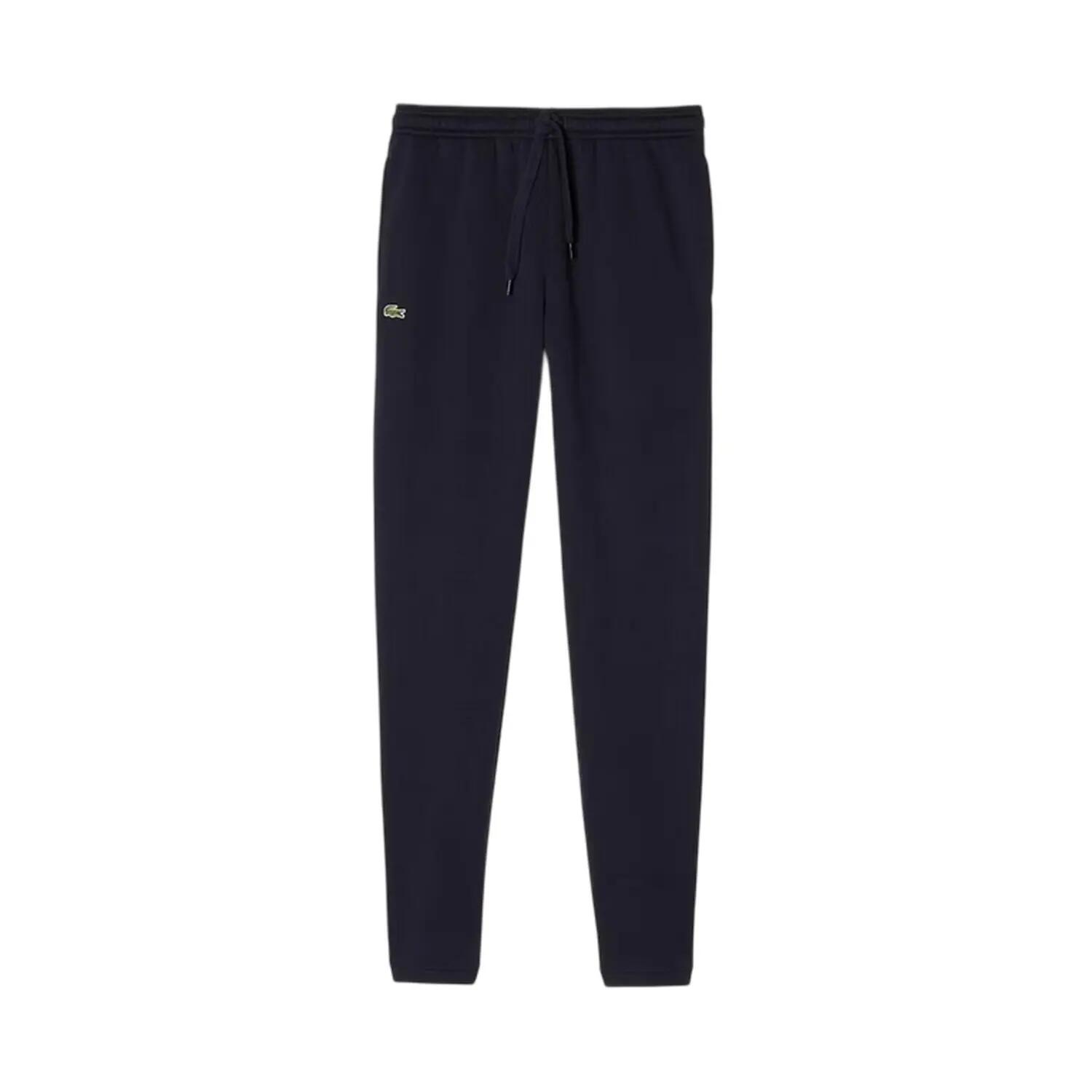 Mens Fleece Regular Jogging Bottoms (Navy Blue) 2/3