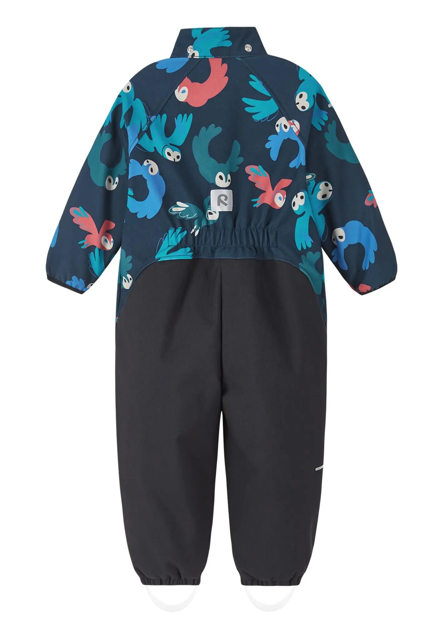 Tuta Softshell per Bambini Mjosa Blu Navy 4/5