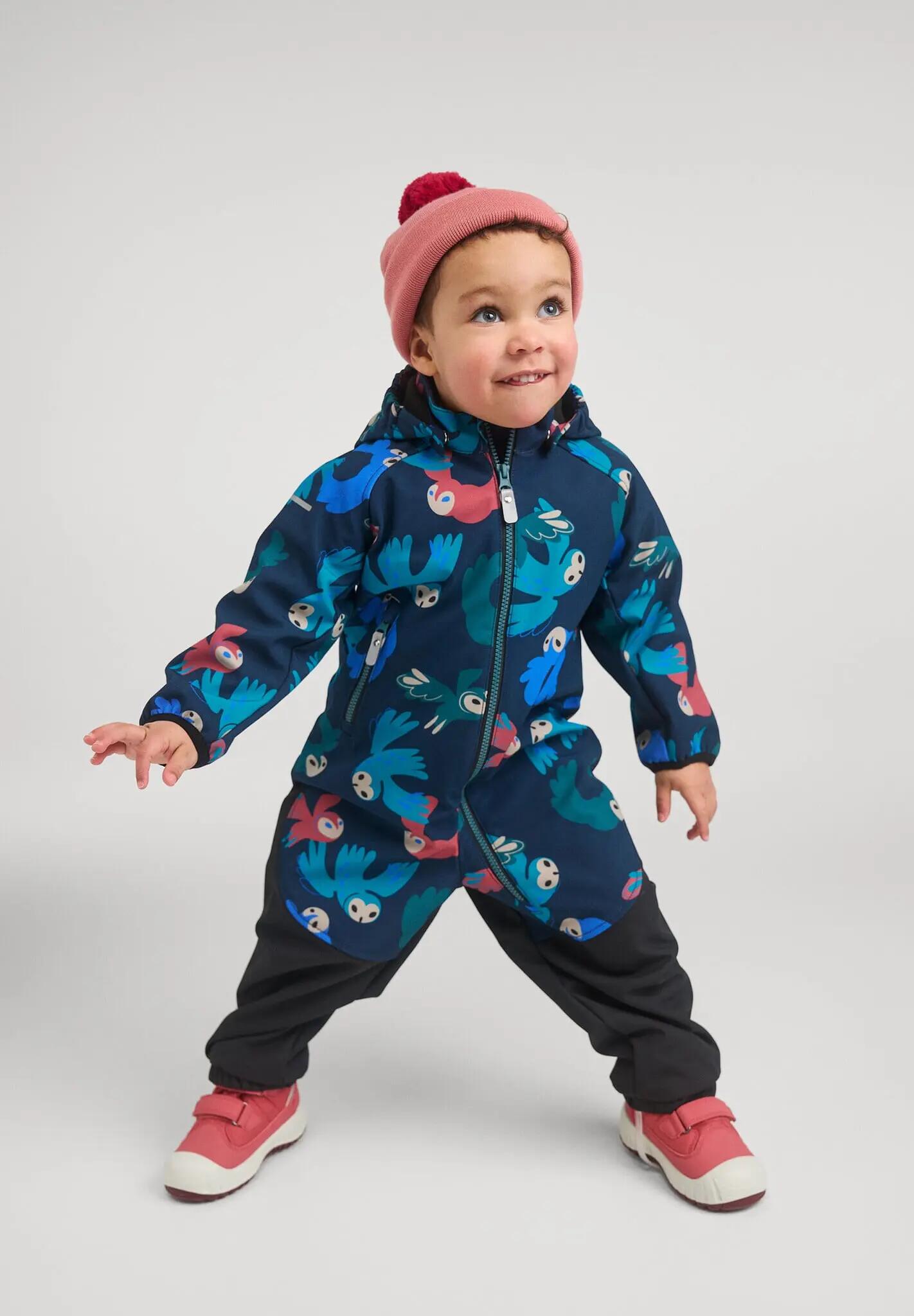 Tuta Softshell per Bambini Mjosa Blu Navy 3/5