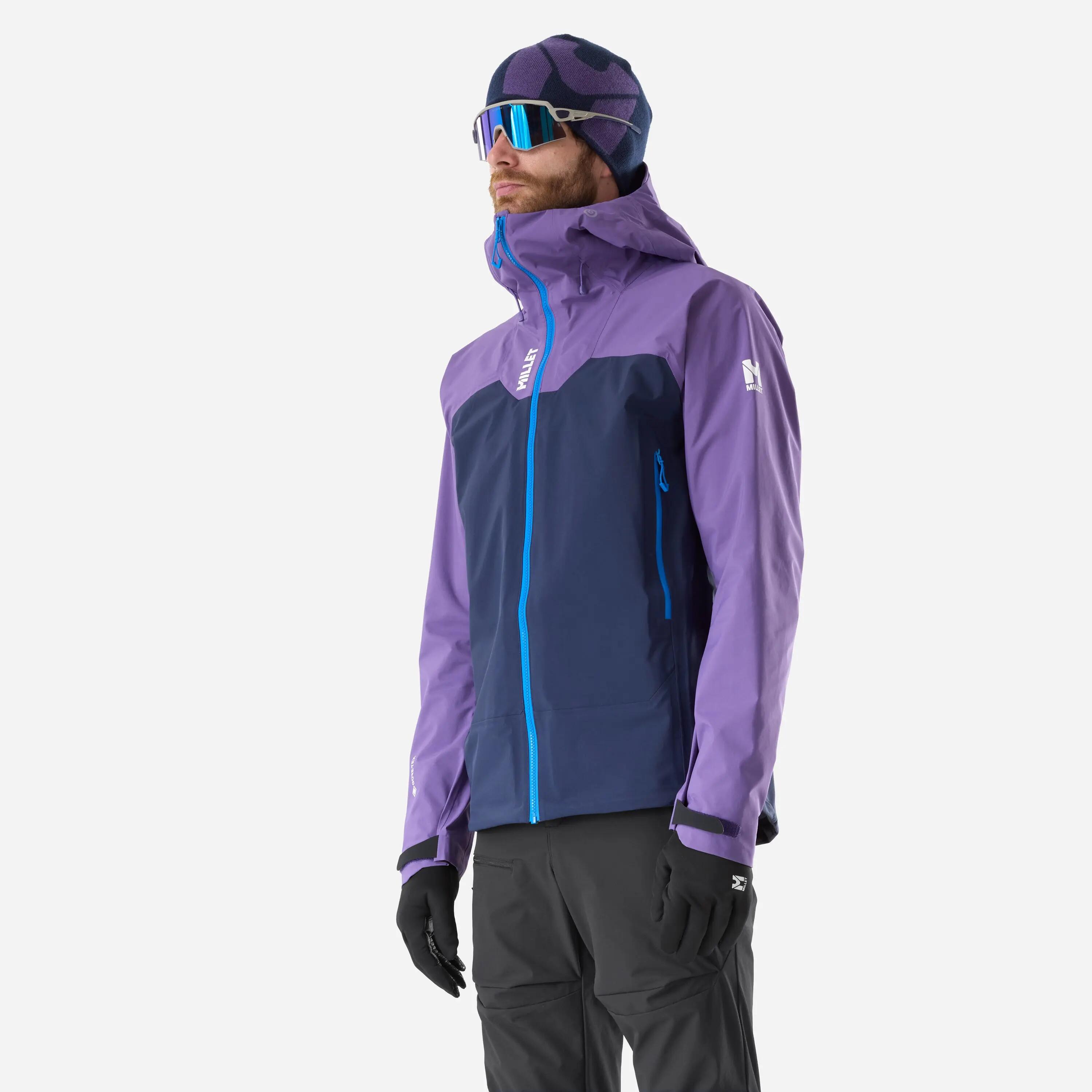 Giacca Alpinismo Uomo Kamet Gore-Tex Impermeabile e Traspirante 4/5