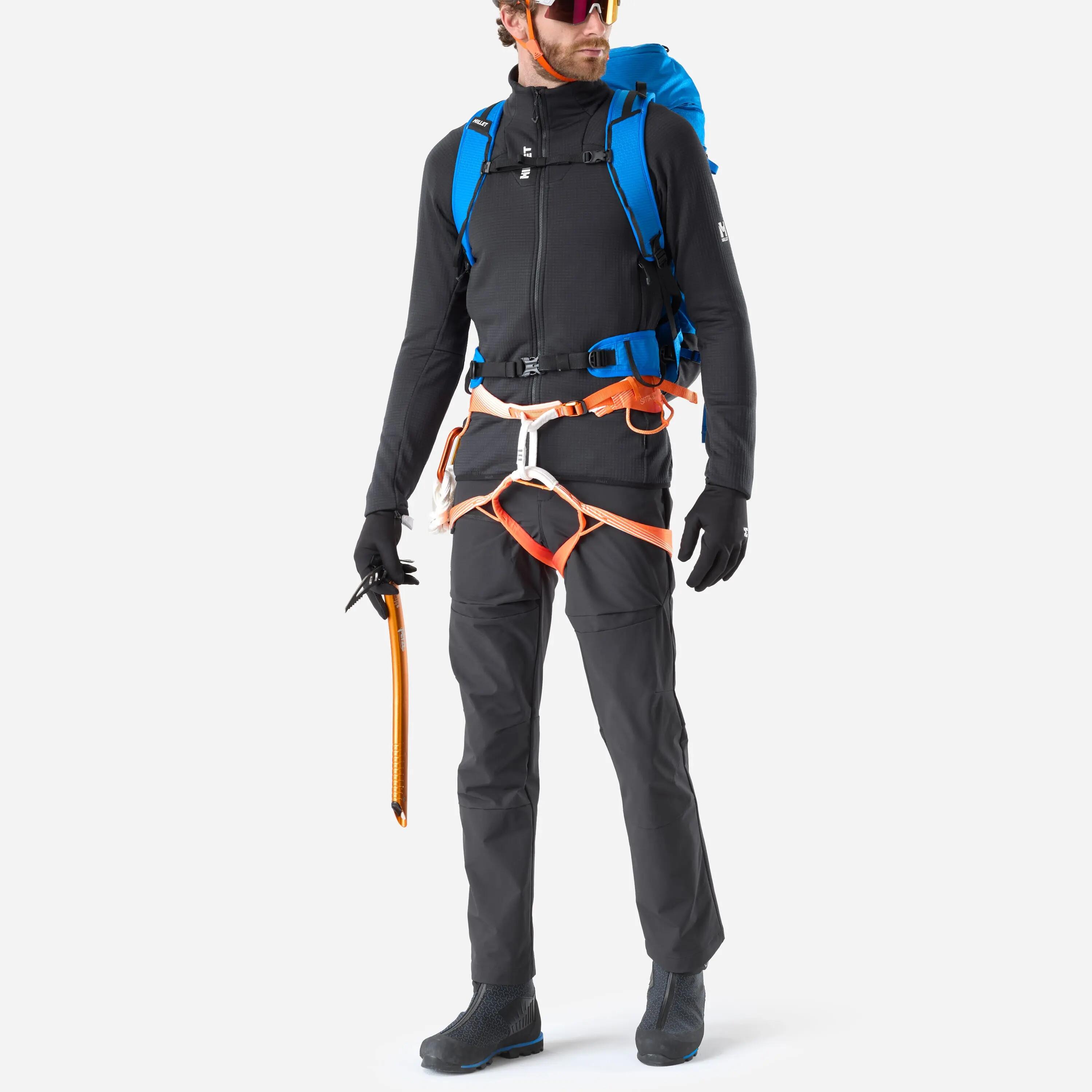 Herren Bergsteigen Fleecejacke  KAMET GRID 2/5