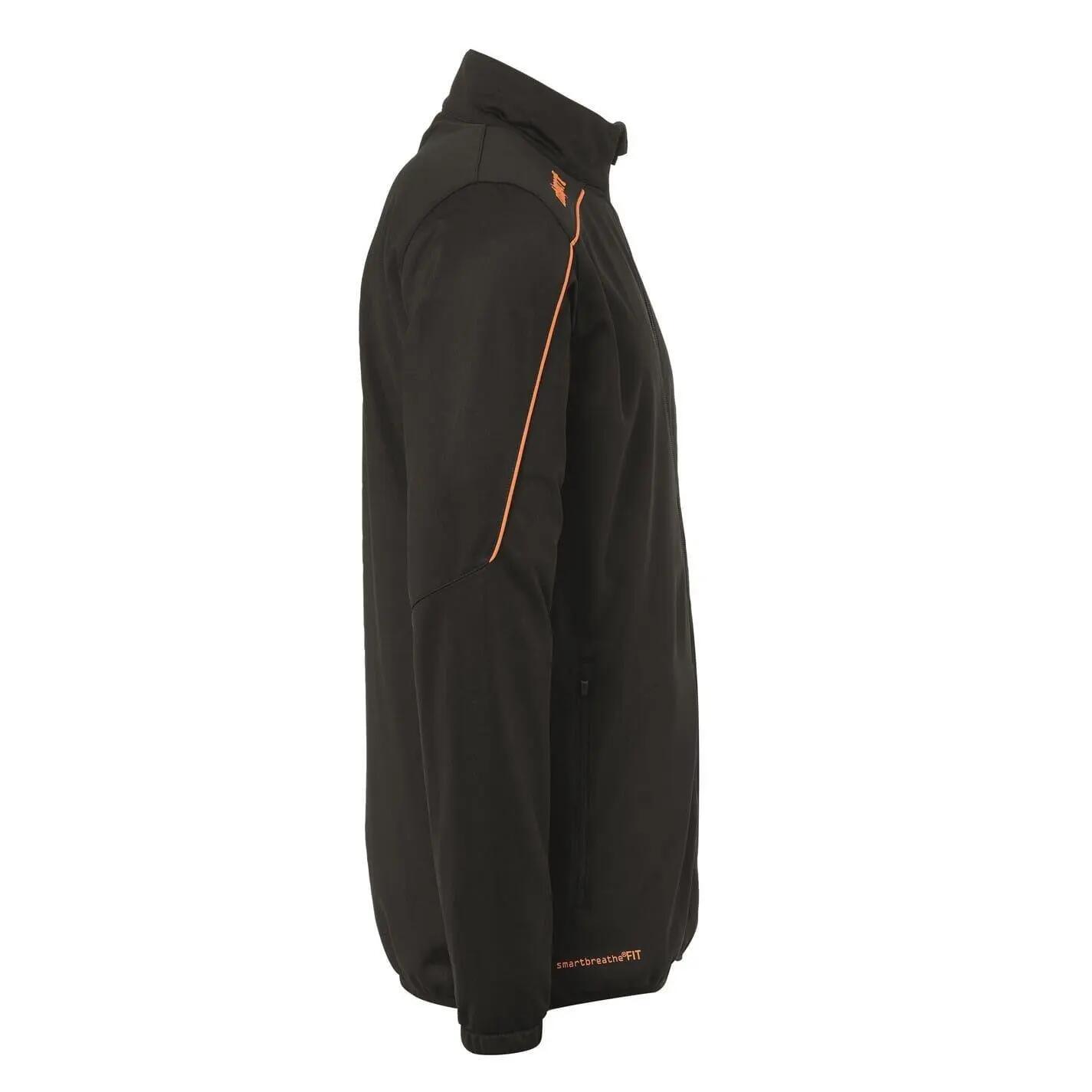 Veste Performance Manches Longues Homme (Noir / Orange) 4/4