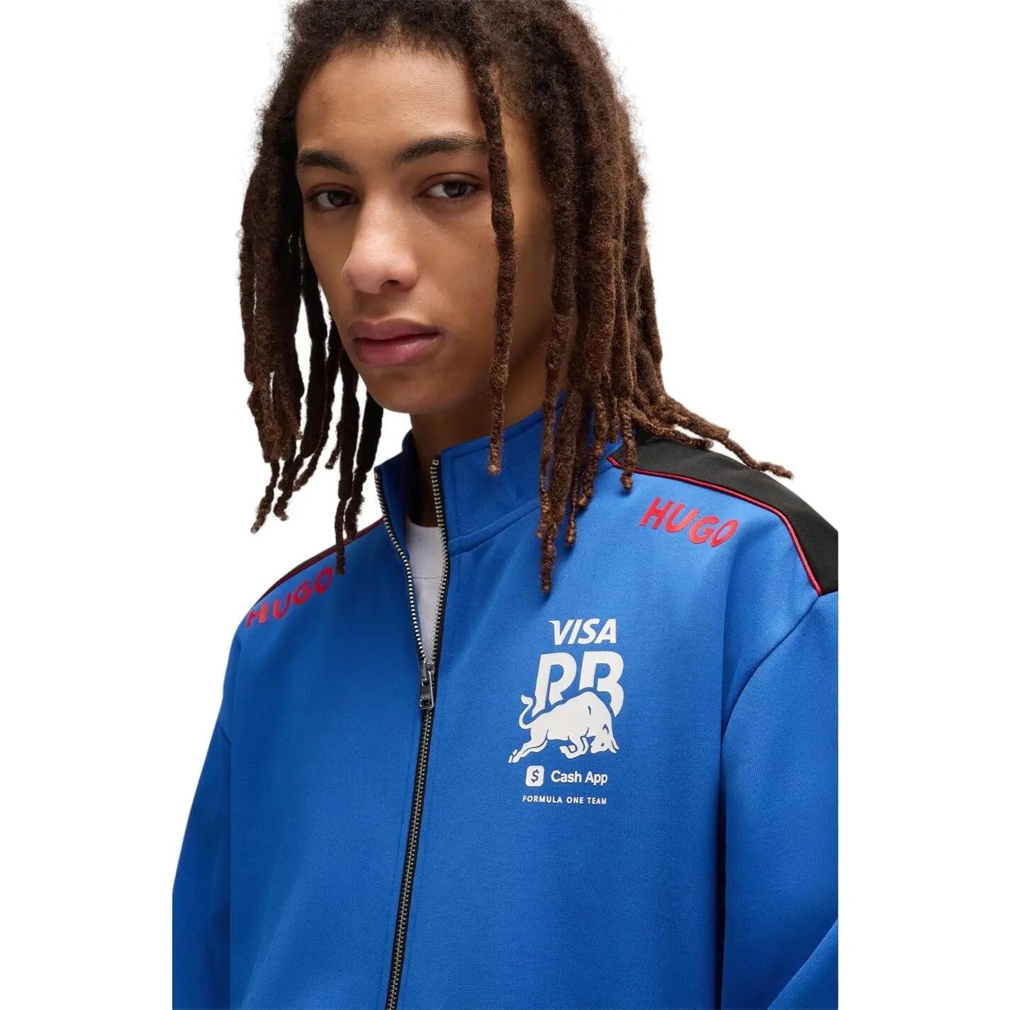 Mens Formula 1 Track Jacket (Medium Blue) 5/5