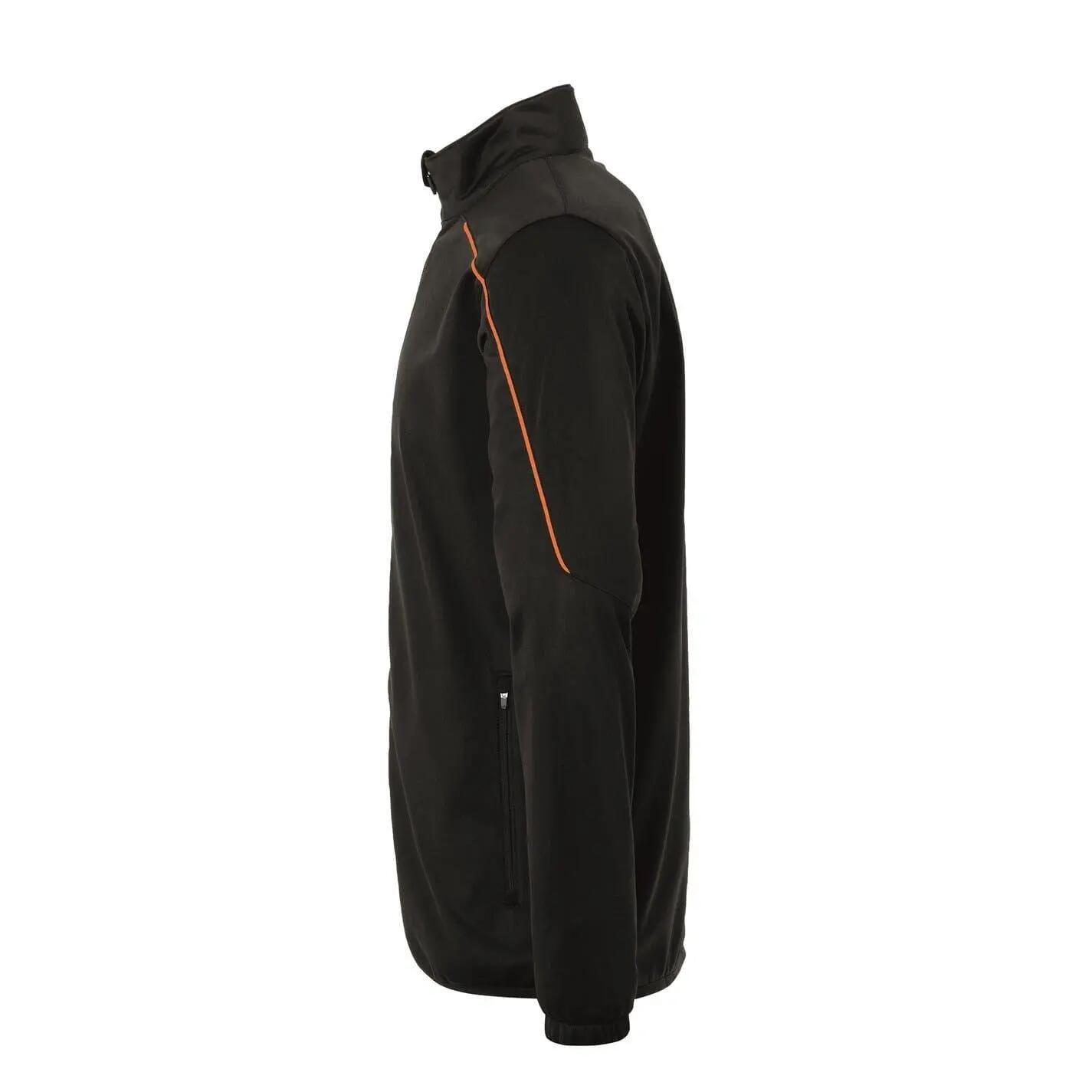 Veste Performance Manches Longues Homme (Noir / Orange) 3/4