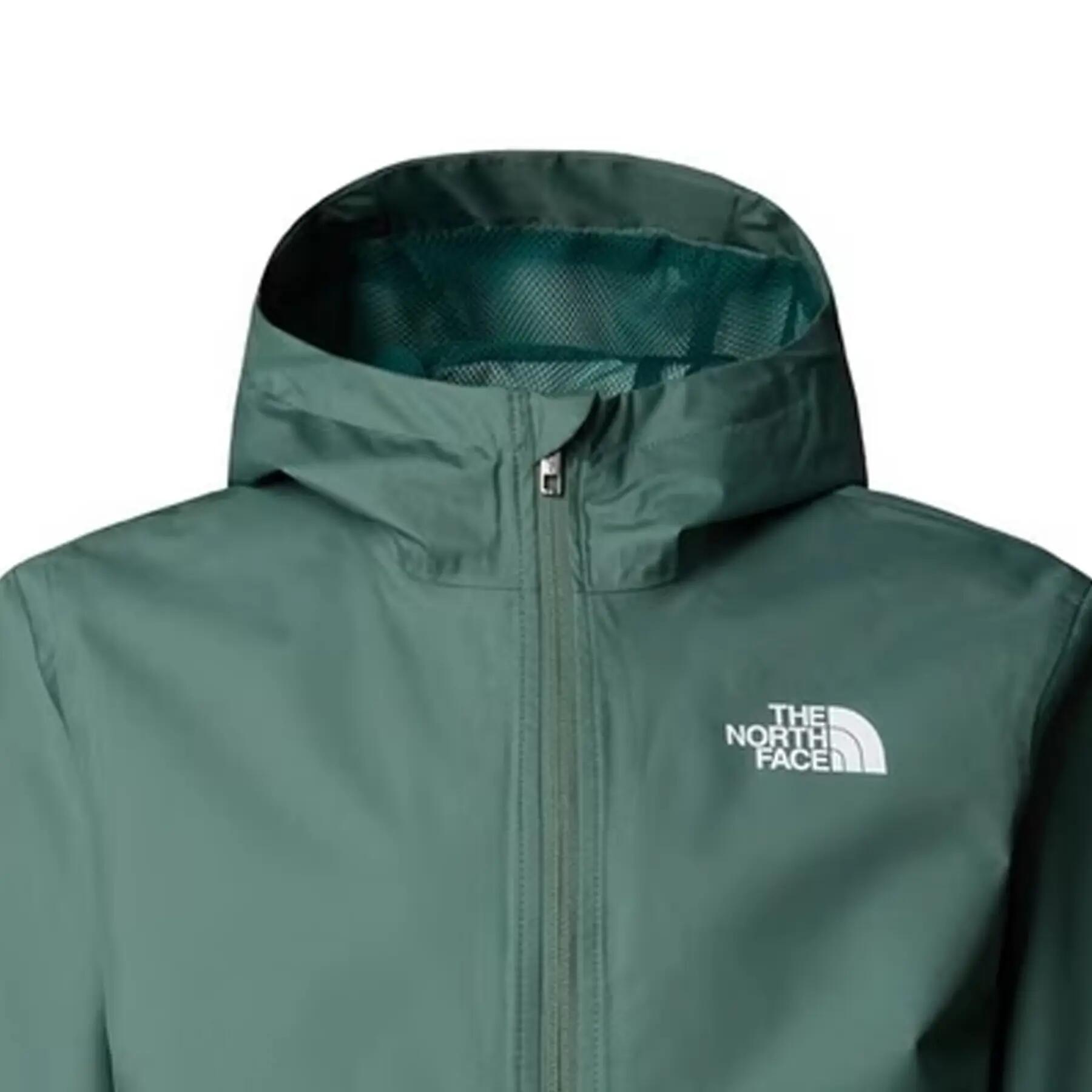 Impermeabile Con Cappuccio Uomo The North Face Verde Papera 3/3