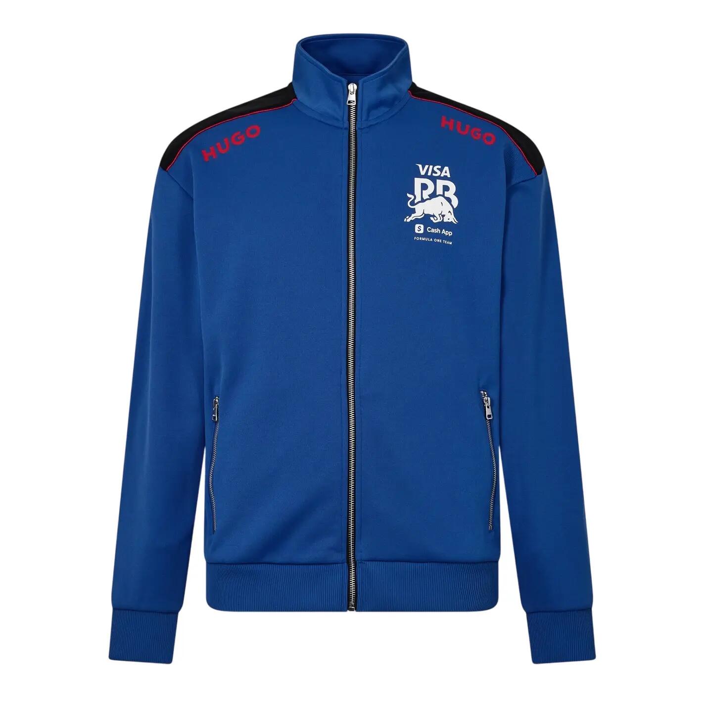 Mens Formula 1 Track Jacket (Medium Blue) 2/5
