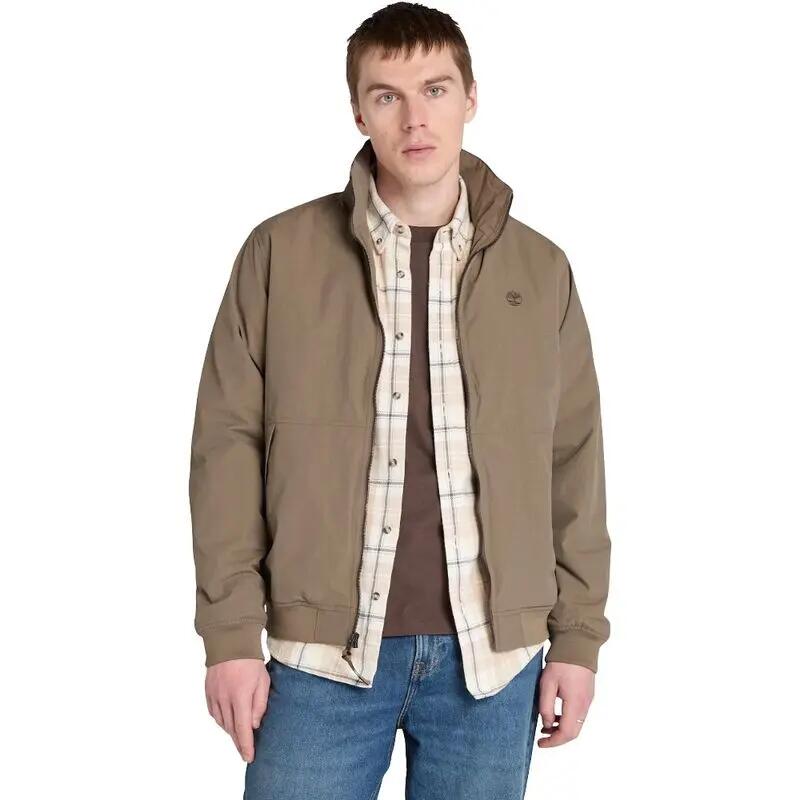 Chaqueta Marrón Timberland Bómber Impermeable Sailor Mid Brown Con Capucha Pleg 2/5