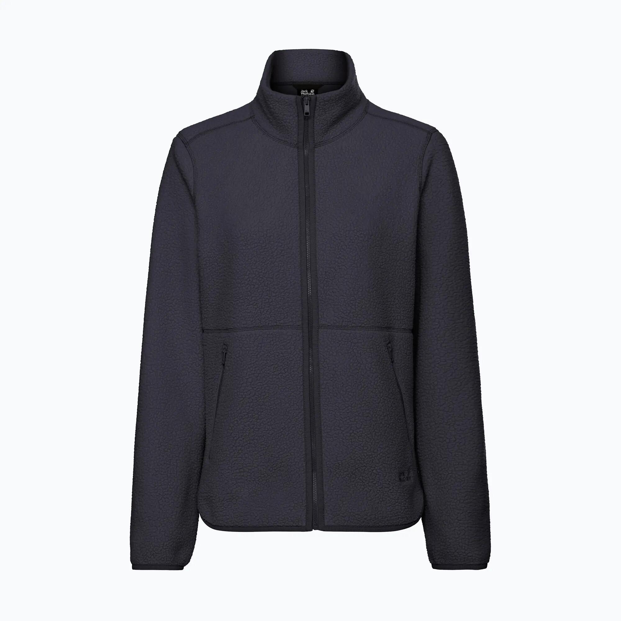 Casaco polar feminino Jack Wolfskin Lite Curl com zíper completo 7/7