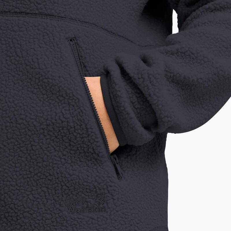 Hanorac fleece damă Jack Wolfskin Lite Curl cu fermoar integral