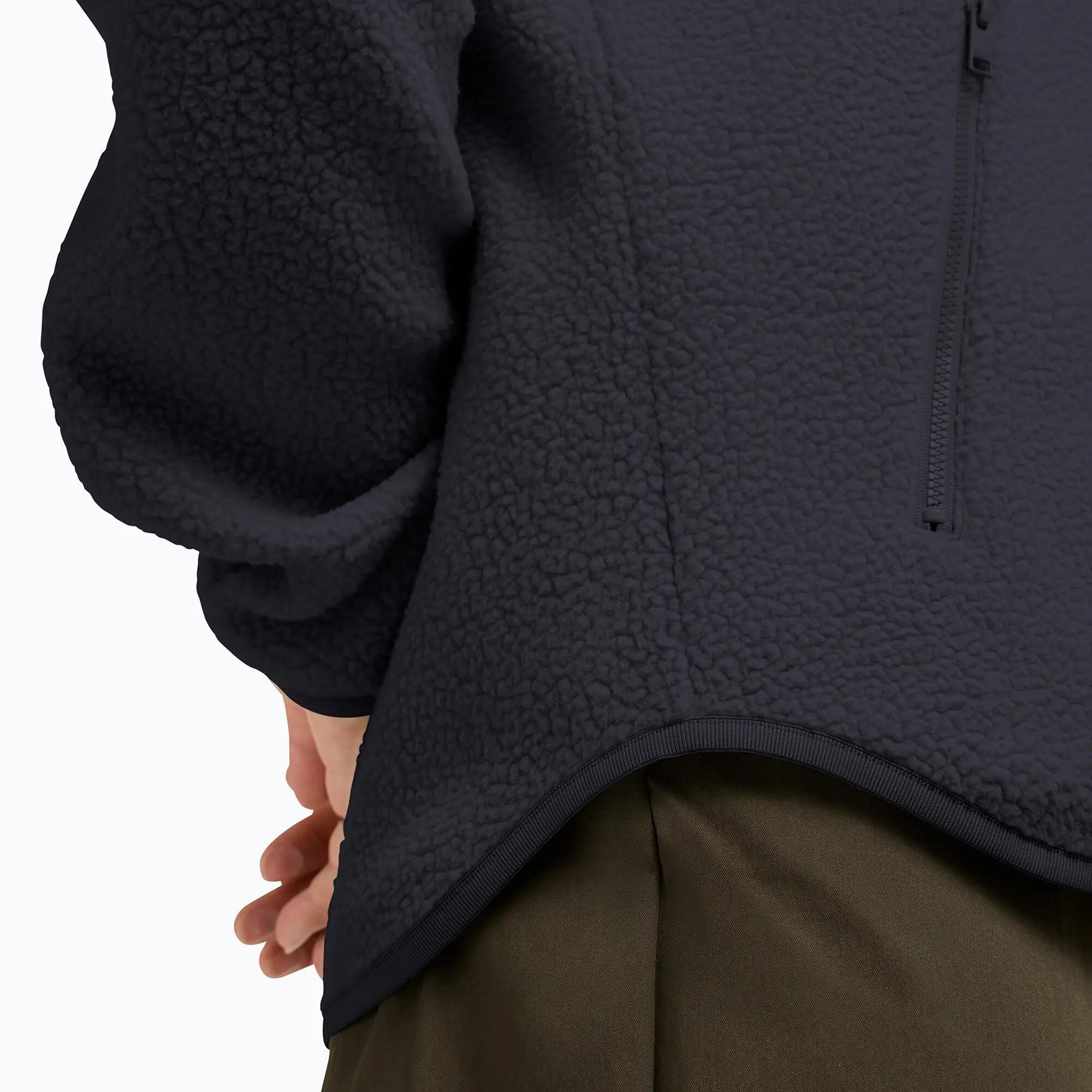 Casaco polar feminino Jack Wolfskin Lite Curl com zíper completo 5/7