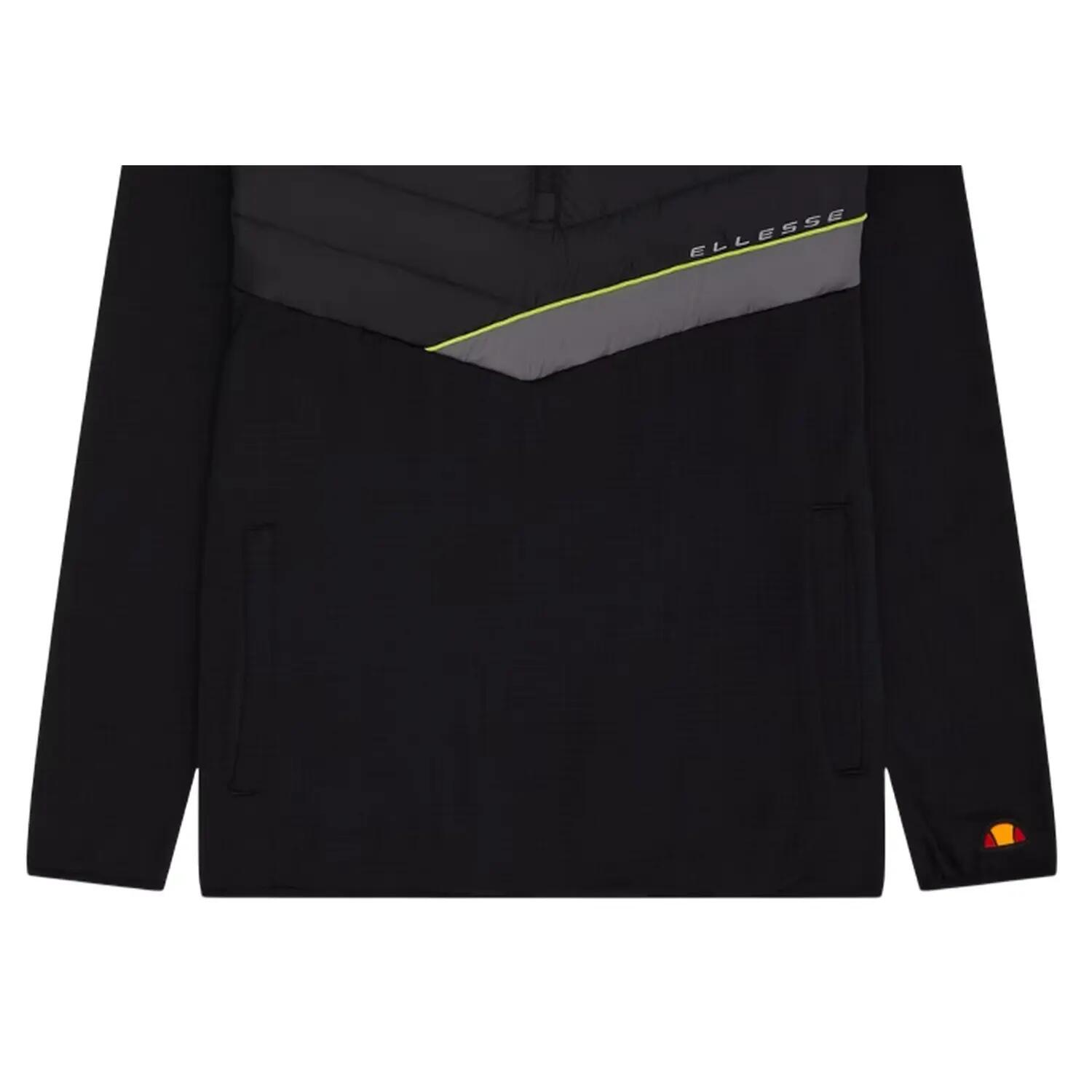 Mens Gueza Half Zip Fleece Top (Black) 3/3