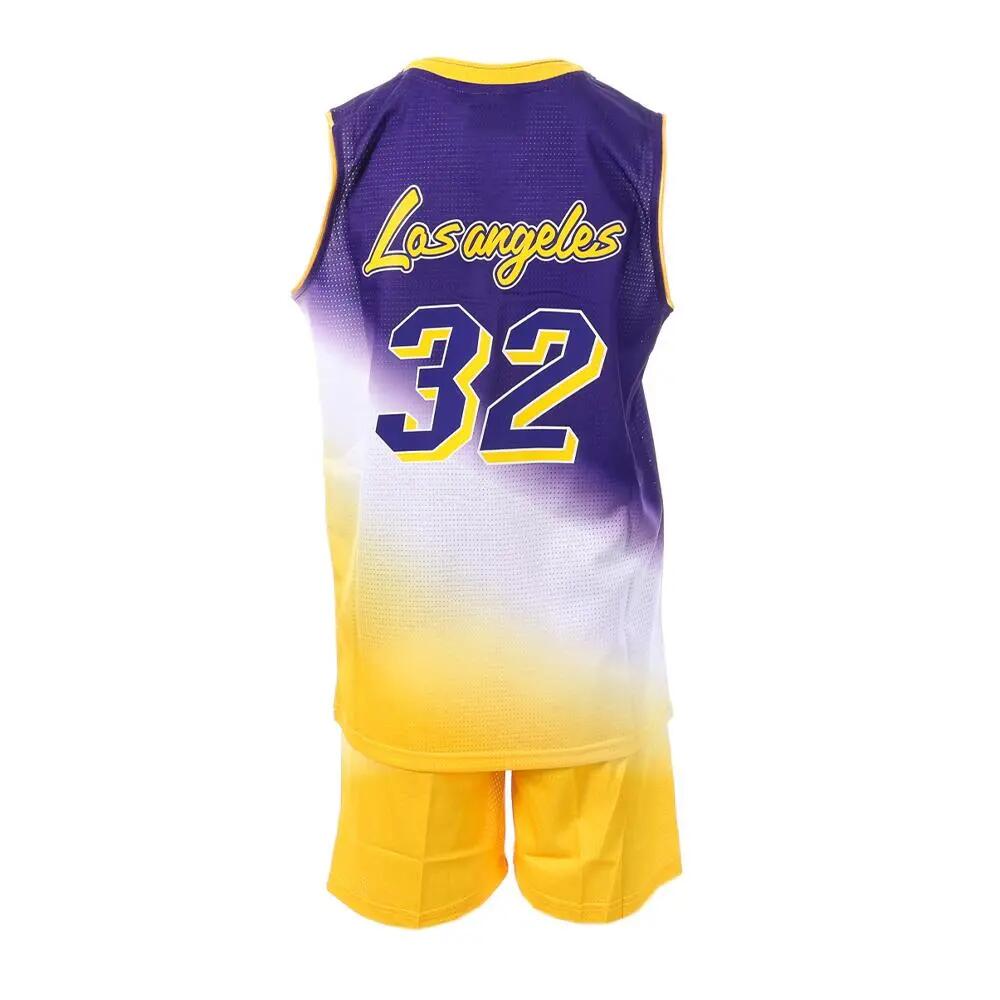 Sport Zone Jungen Basketball-Set Los Angeles Lila/Gelb 3/3