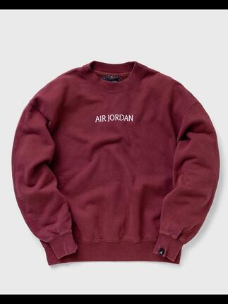 Damskie polar WORDMARK FLEECE CREW CHERRYWOOD RED / SAIL