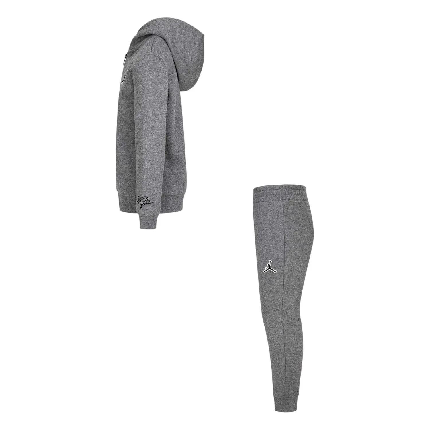Ensemble De Survêtement AIR JORDAN Enfant (Gris Chiné) 3/5