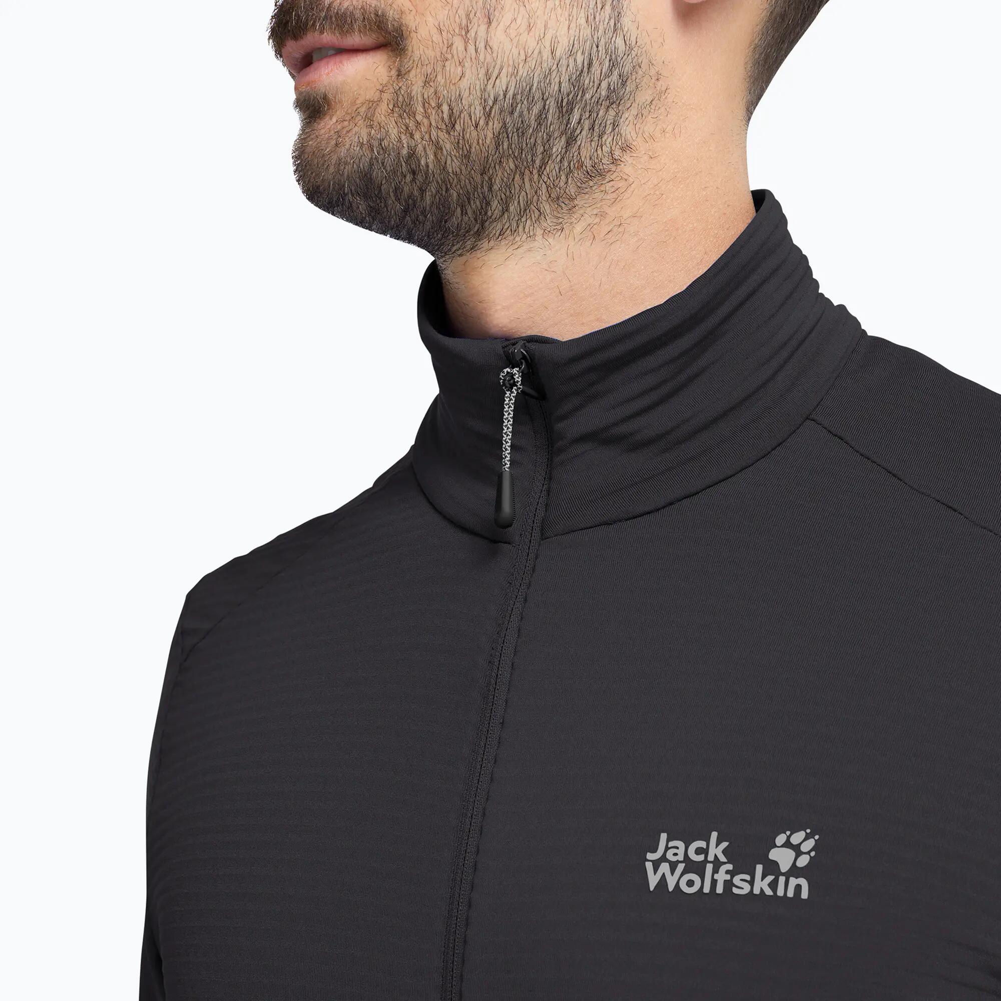 Bluza trekkingowa męska Jack Wolfskin Litestride Full Zip 4/7