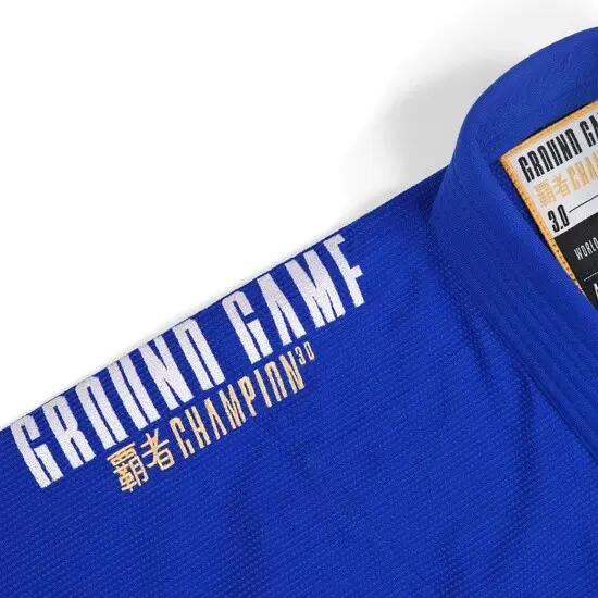 Grondspel Kimono/Gi BJJ Heren Kampioen 3.0 Blauw A2 5/7