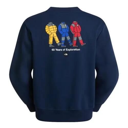 Sudadera Azul The North Face Celebration Summit Navy Unisex Holgada de Estilo R 5/5