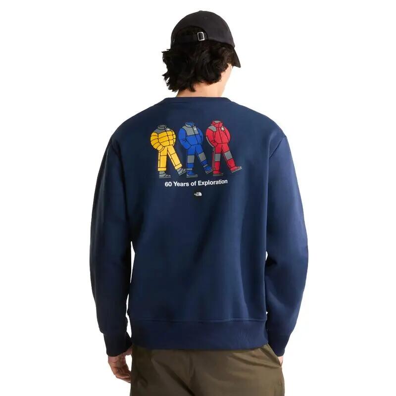 Sudadera Azul The North Face Celebration Summit Navy Unisex Holgada de Estilo R 4/5