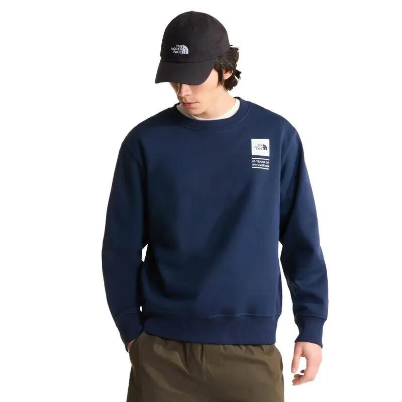 Sudadera Azul The North Face Celebration Summit Navy Unisex Holgada de Estilo R 3/5