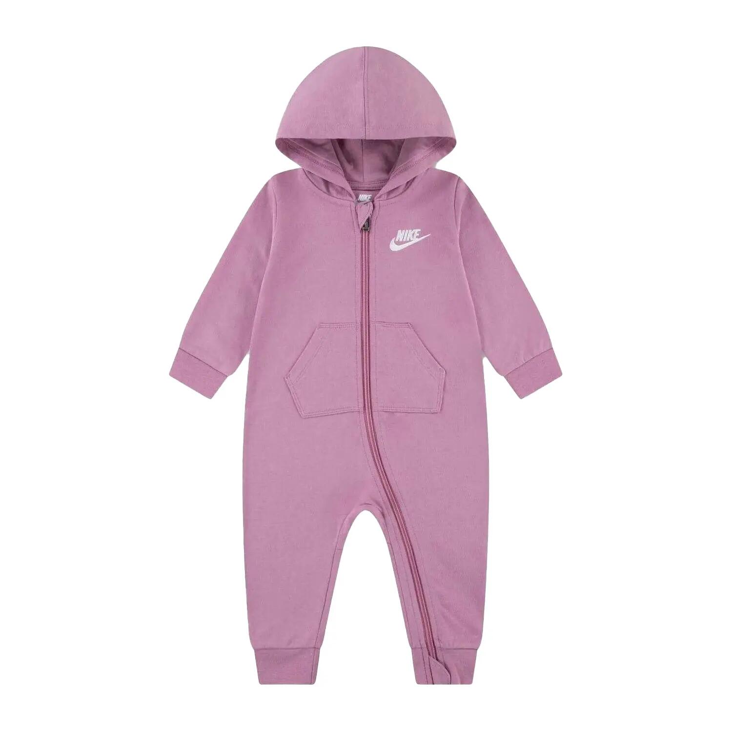 "Futura" Overall für Baby, mit Kapuze Kinder Flamingo-Rosa 1/3