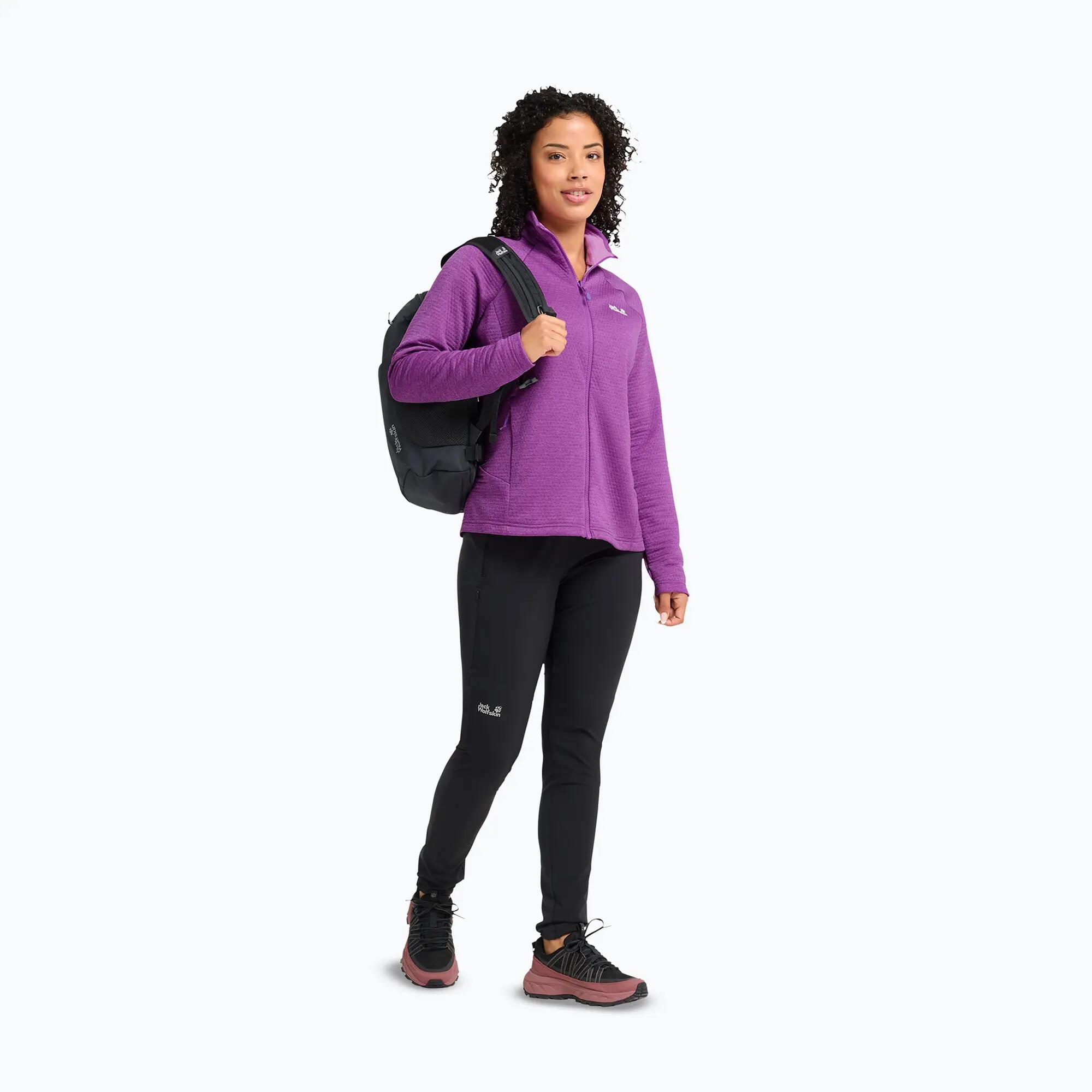 Bluza polarowa damska Jack Wolfskin Anytrail Full Zip 2/7