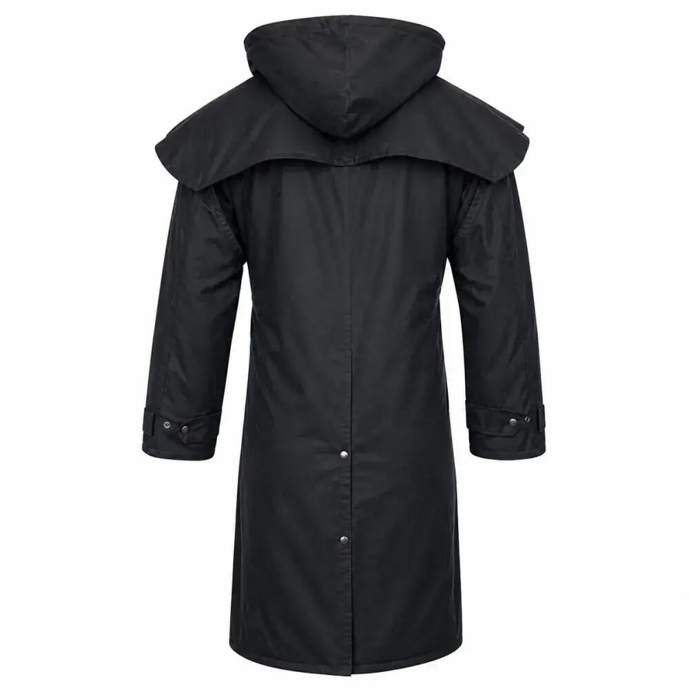 Manteau long Walker and Hawkes Waxstock navy de M à 3XL 5/5
