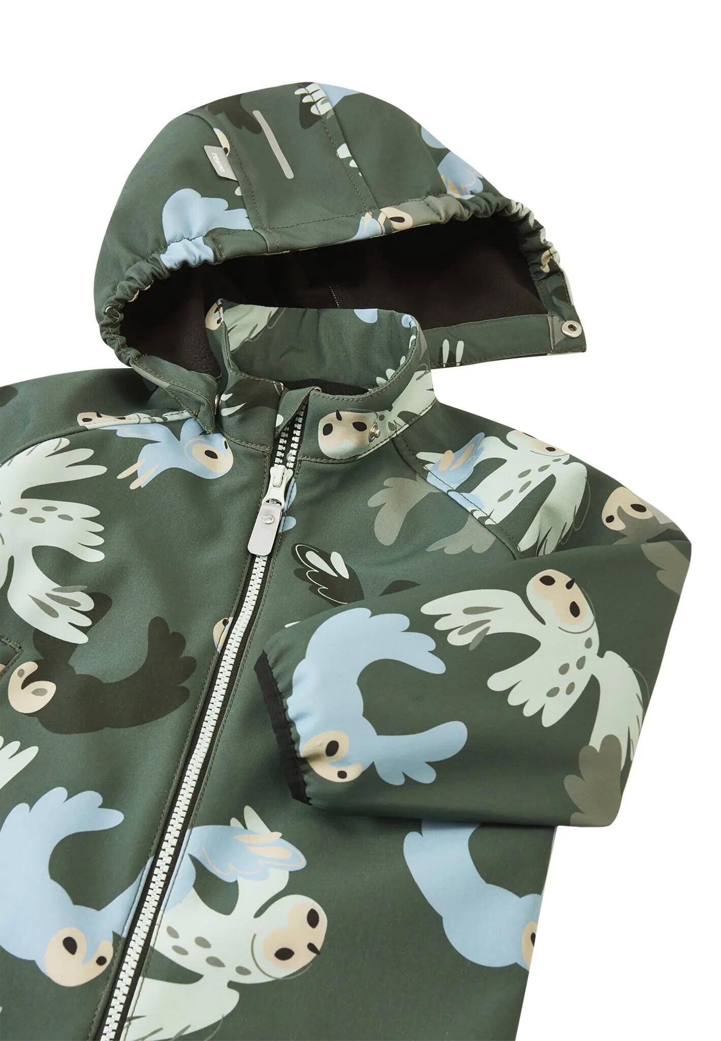 Kleinkinder Softshell Overall Mjosa Thyme green 5/6