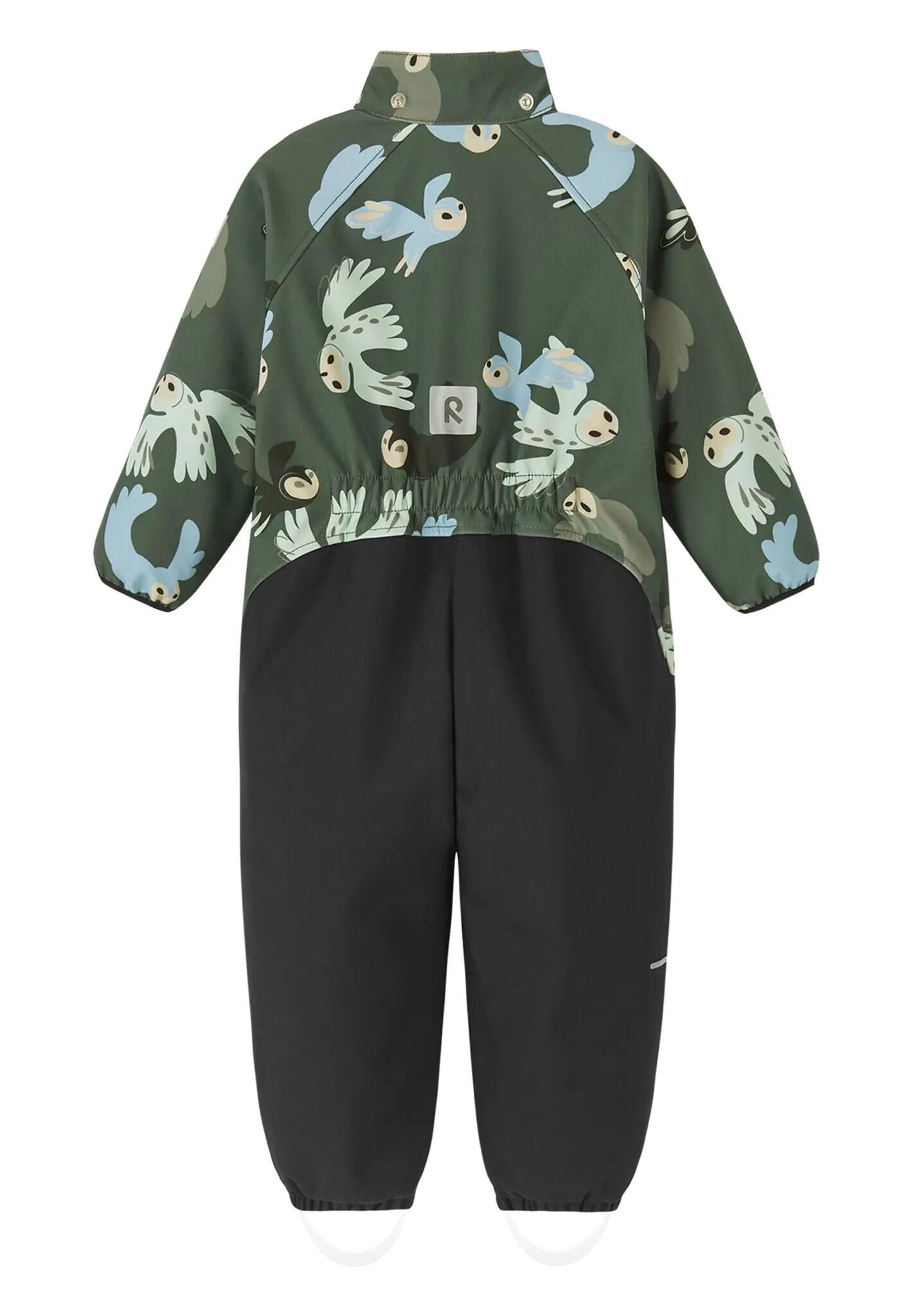 Kleinkinder Softshell Overall Mjosa Thyme green 4/6