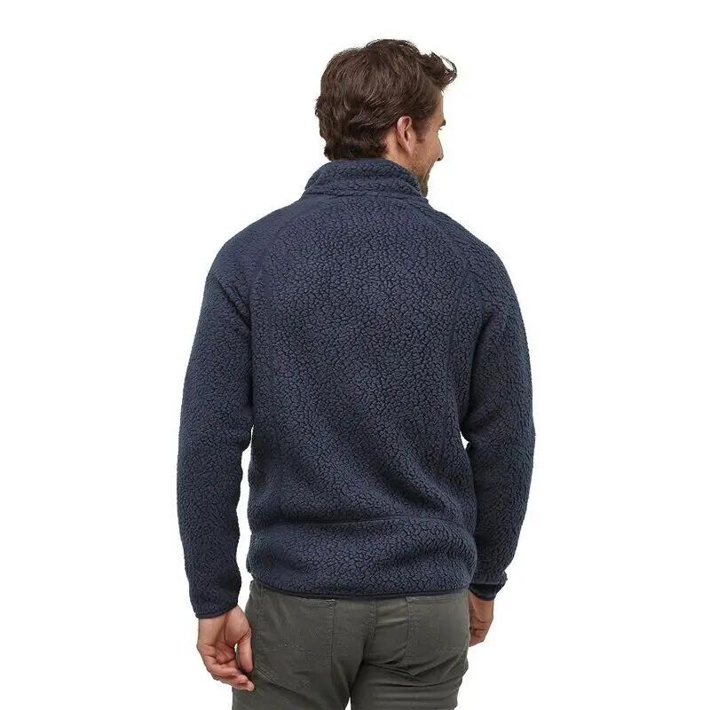 Chaqueta Polar Patagonia Azul Retro Pile Fleece Jacket Pelican New Navy Sunken 2/4