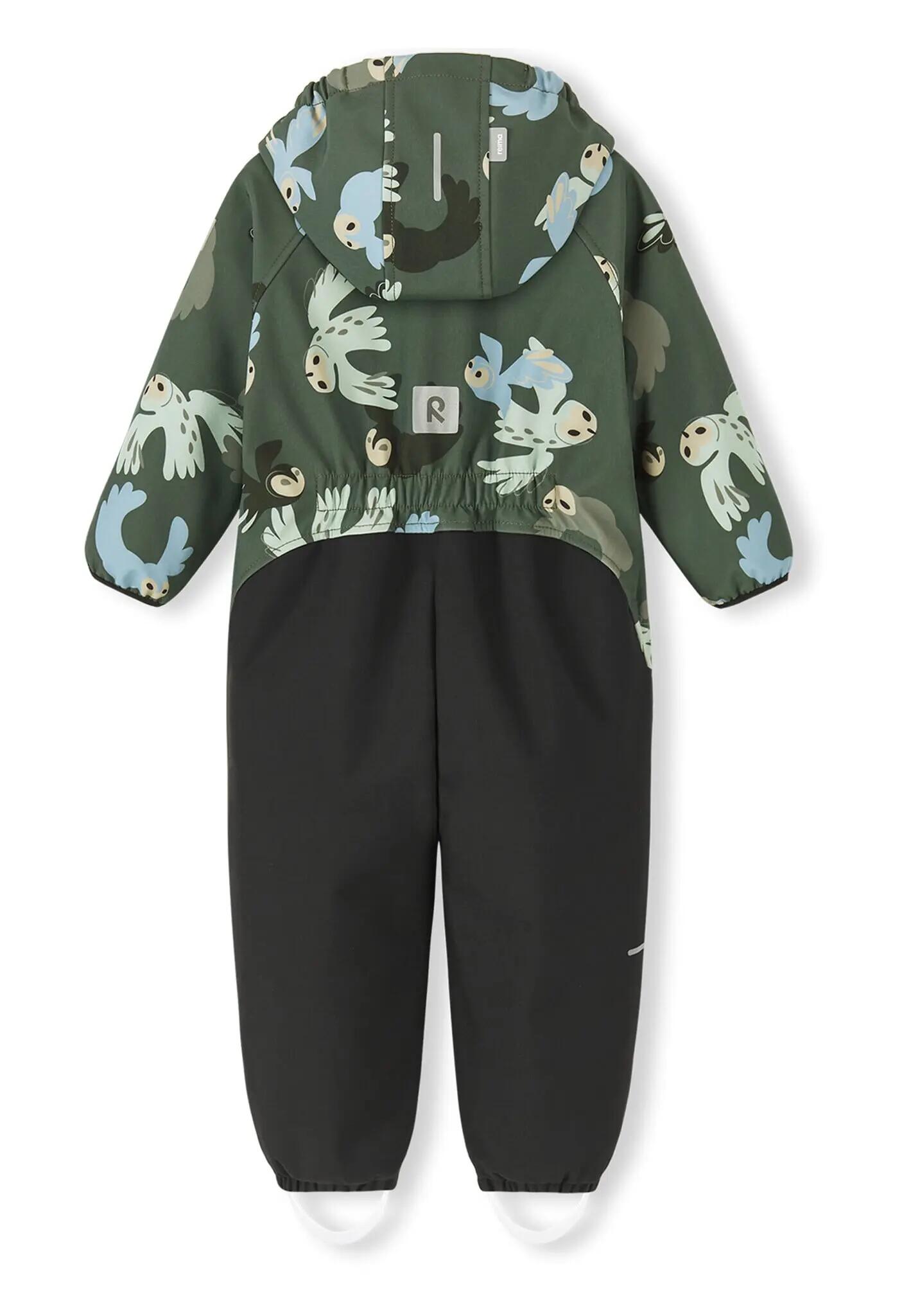 Kleinkinder Softshell Overall Mjosa Thyme green 2/6