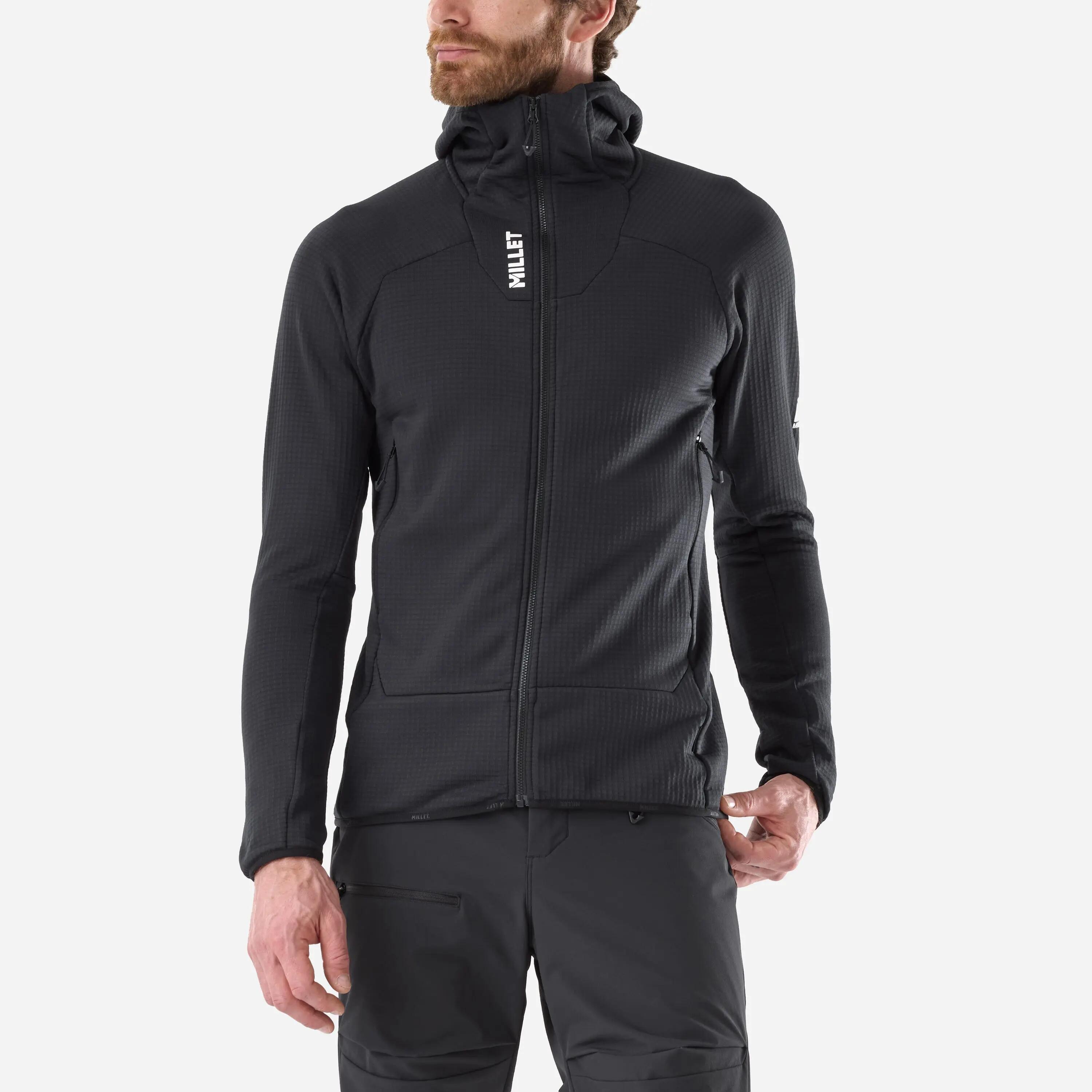 Herren Bergsteigen Fleecejacke  KAMET GRID 3/5