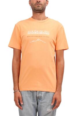 T-shirt - sportswear - heren - sanem - 100% katoen - oranje
