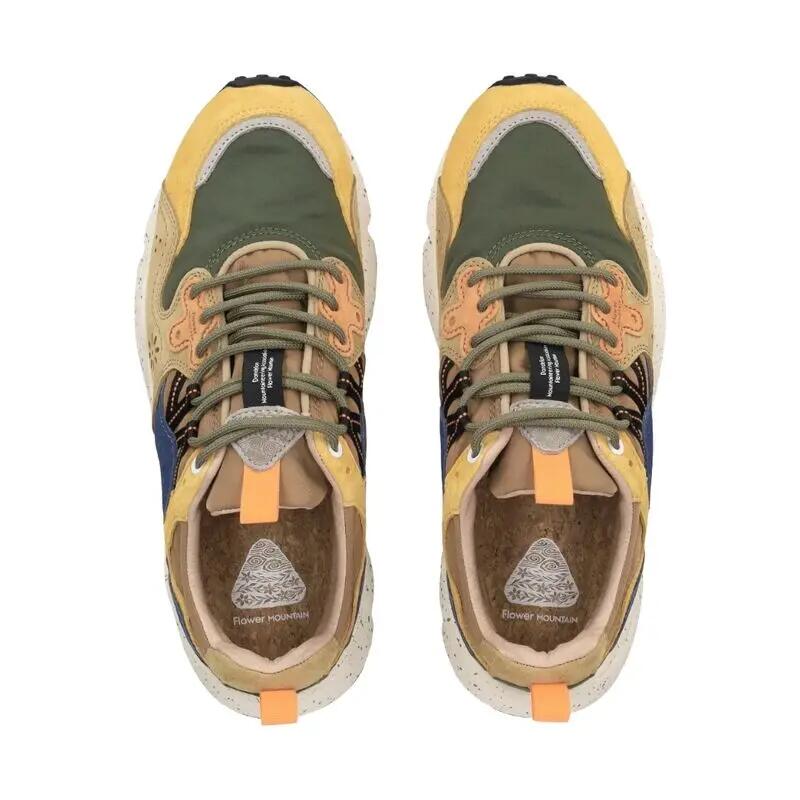 Zapatillas Multicolor Flower Mountain Yamano 3 Uni Yellow Kaky Beige Cómodas y 2/5