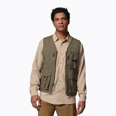 Heren trekking bodywarmer columbia silver ridge utility