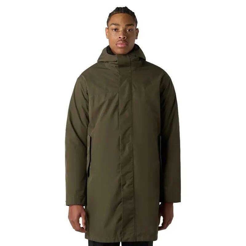 Cazadora Verde The North Face Parka Shell impermeable New Taupe Green Transpira 3/5