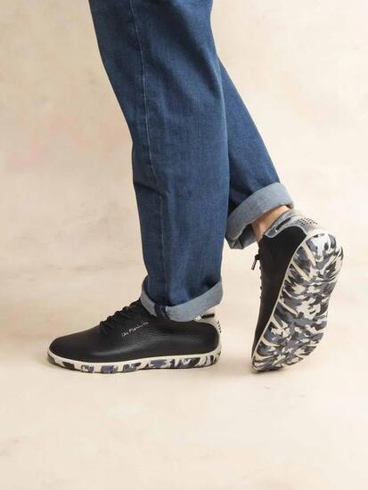 Chaussures - Sport - Femme - Tennis hautes cuir - JESMINI - Bleu