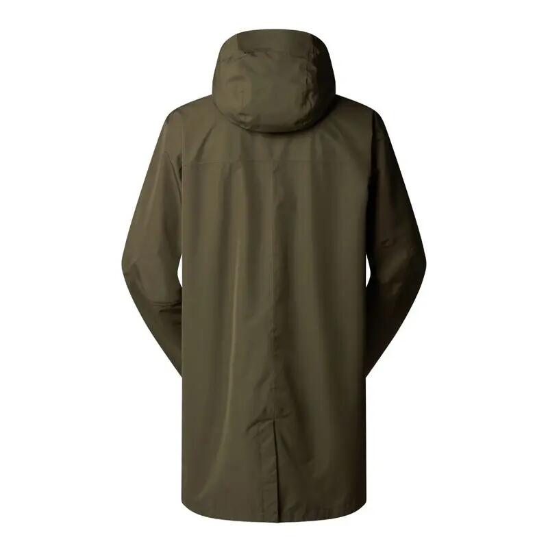 Cazadora Verde The North Face Parka Shell impermeable New Taupe Green Transpira 2/5