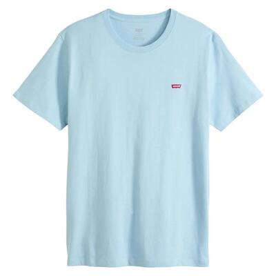 Maglietta uomo Levis Logo piccolo Blu.