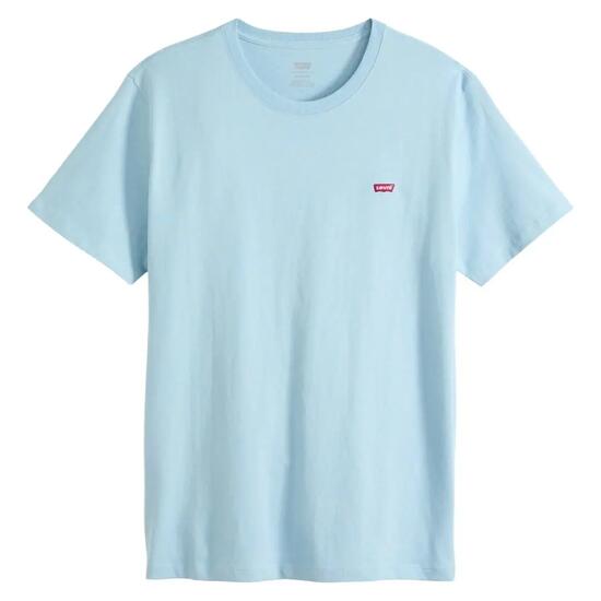 Maglietta uomo Levis Logo piccolo Blu.