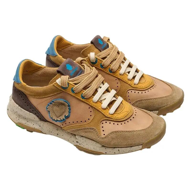 Zapatillas Marrones Satorisan Chacrona Premium UL DLS Cuero con Elegancia Natur 2/7