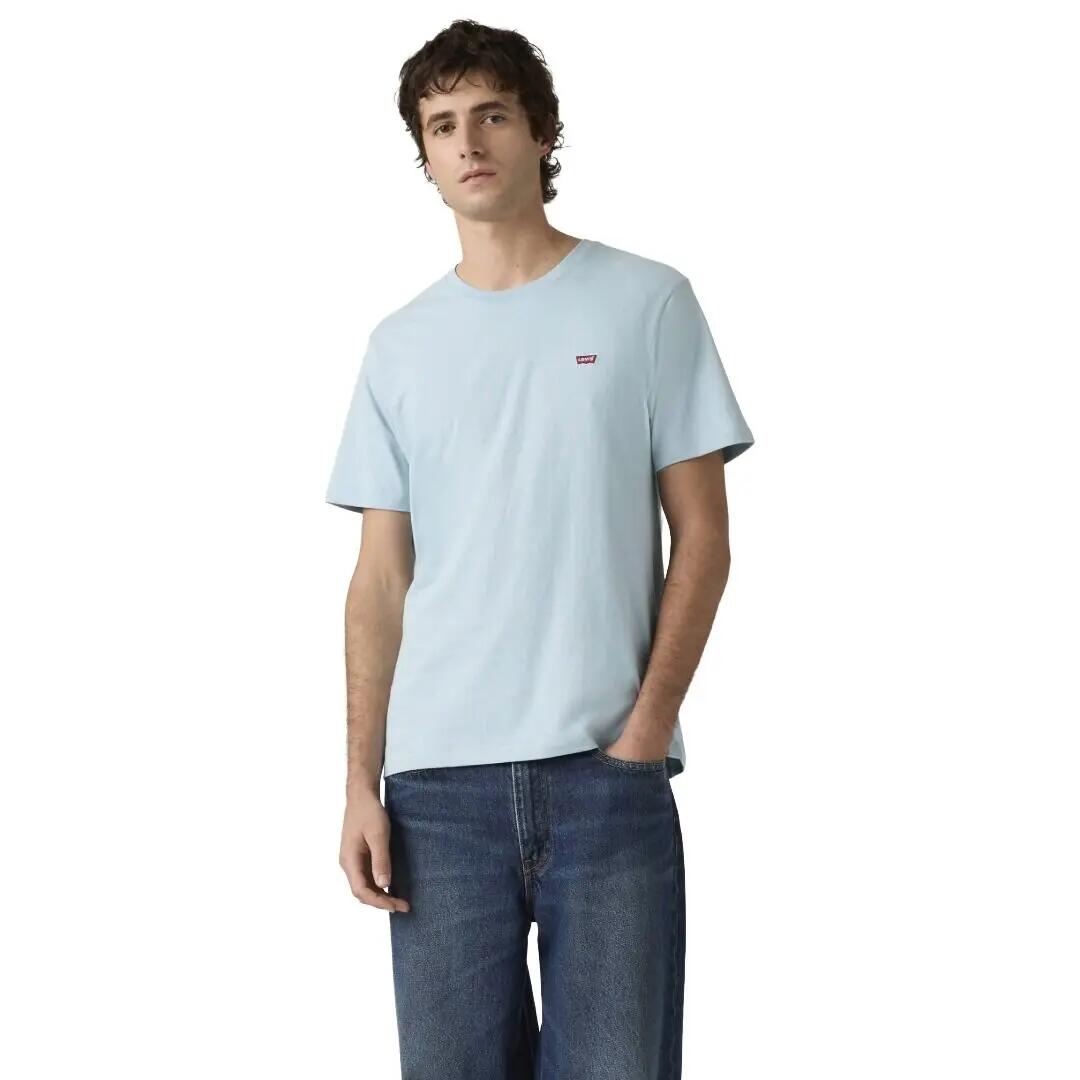 Camiseta Azul Levis Housemark Original Mineral Forget Me Not con Logotipo Peque 2/4