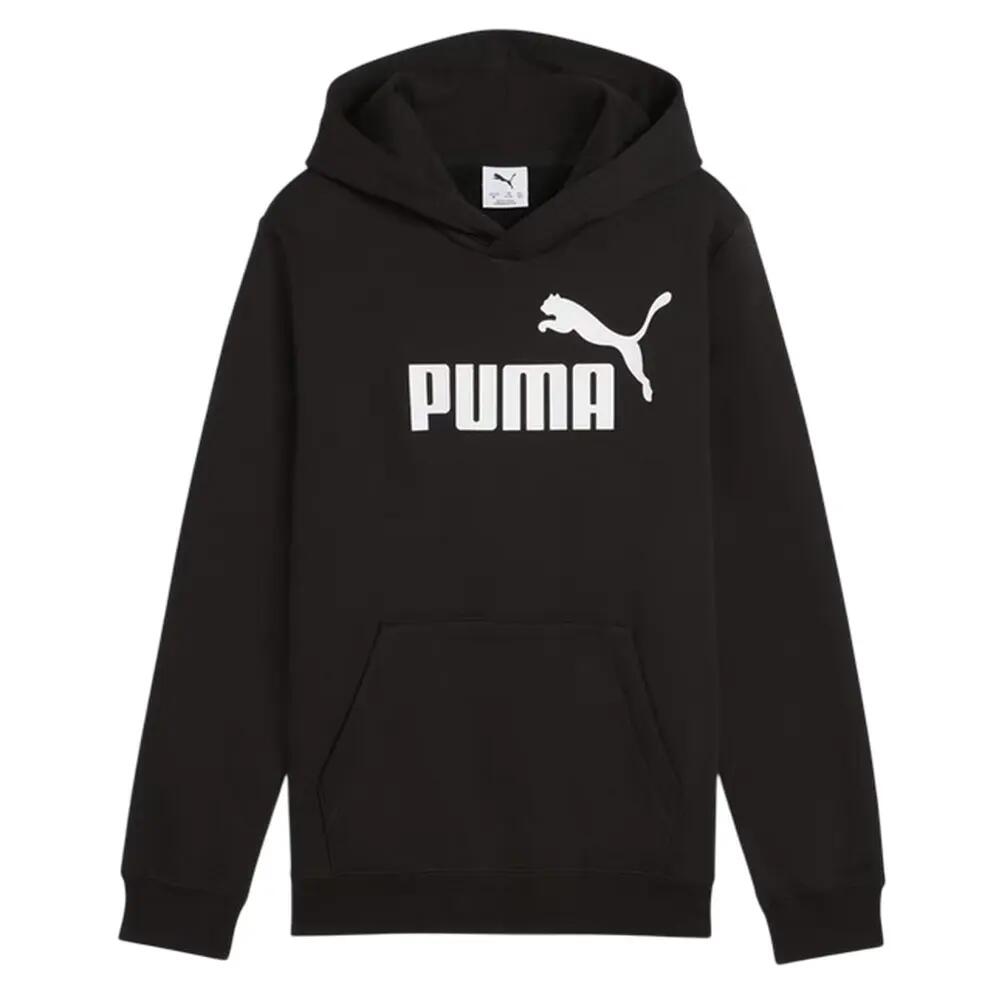 "No.1" Kapuzenpullover für , Baumwolle Jungen Schwarz 2/3
