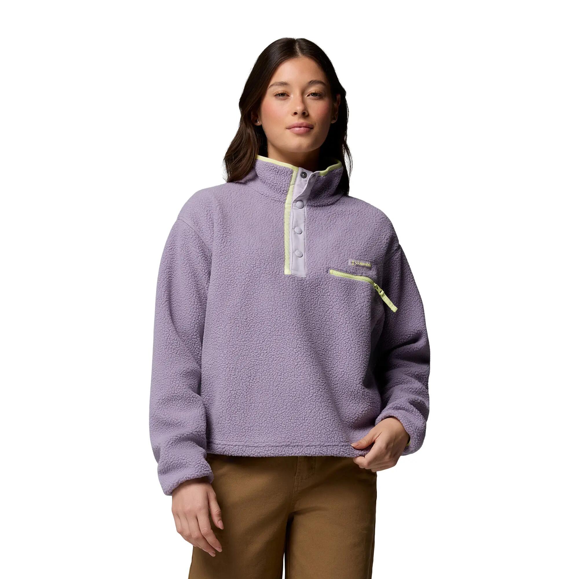 Bluza polarowa damska Columbia Helvetia II Cropped Half Snap Fleece 7/7