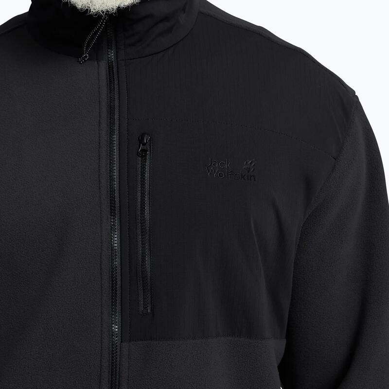 Hanorac polar pentru bărbați Jack Wolfskin Sumetro cu fermoar integral